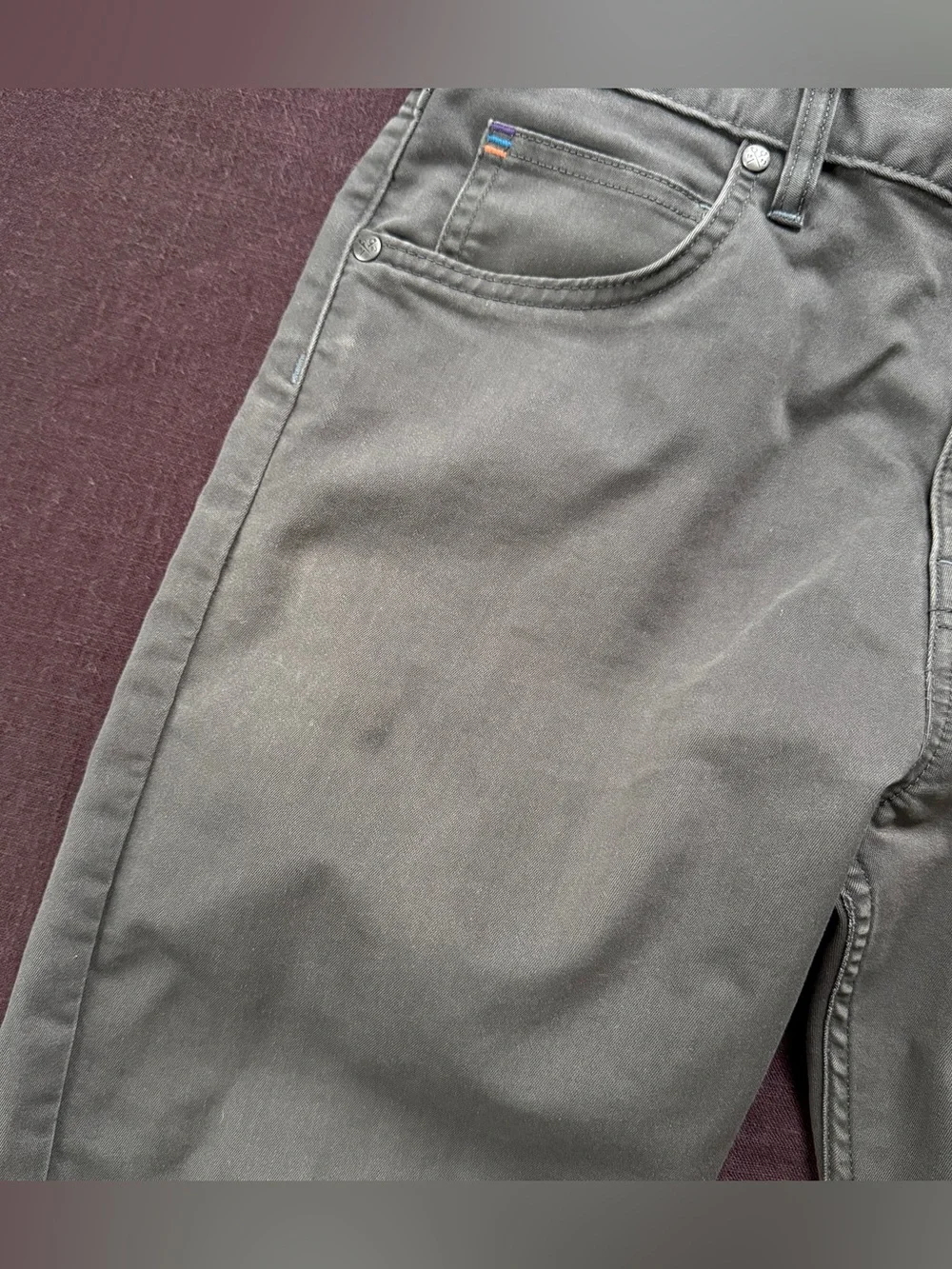 Patagonia Iron Clad Organic Cotton Pants Mens 30x32 Gray Straight Workwear Outdo